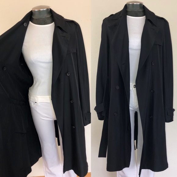 *RARE* 90’s Gucci by Tom Ford Silk Trench Coat - Picture 8 of 8